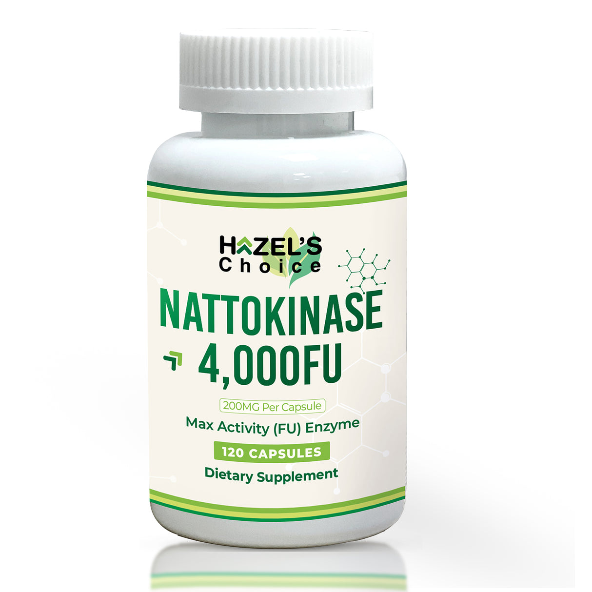 Nattokinase 4,000 FU – 120 Capsules – 200MG Per Capsule – Non-GMO & Gluten-Free