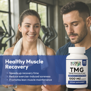 TMG trimethylglycine 1000mg Supplement, 180 Capsules, Non-GMO, Gluten-Free, Supports Daily Wellness Routine